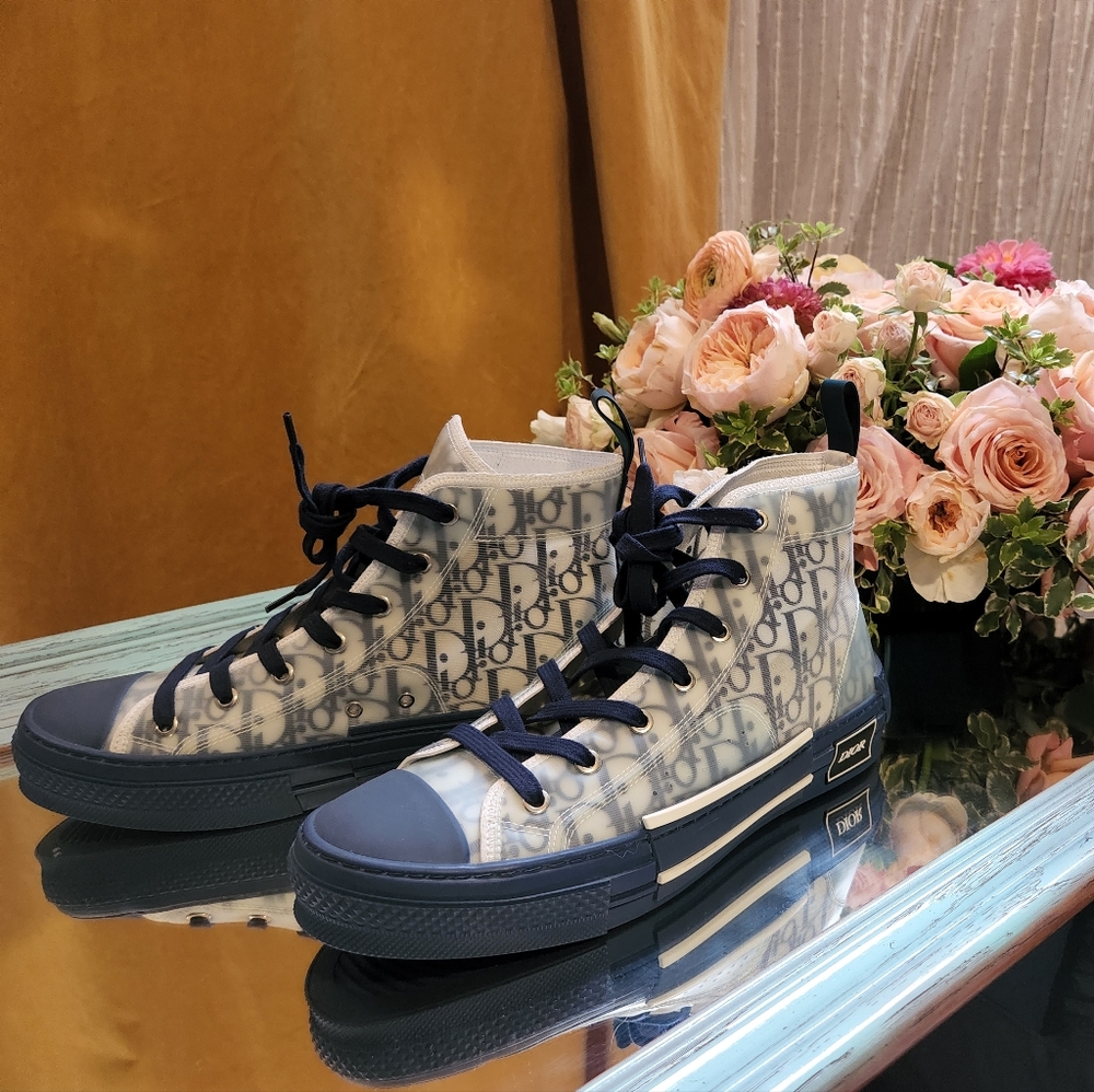 Dior B23 High Top Blue Oblique